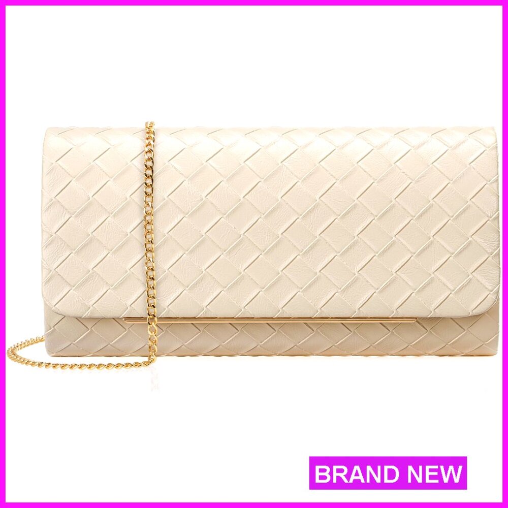 Elegant Evening Clutch With Detachable Strap Chic Formal Party Purse